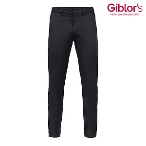 Brian Unisex Επαγγελματικό Παντελόνι Slim Fit με Λάστιχο στη Μέση