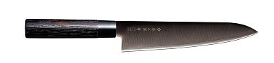 Tojiro Black Zen Μαχαίρι Σεφ 24cm Γιαπωνέζικο VG-10 με Ξύλινη Λαβή Καστανιάς