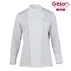 Σακάκι Σεφ Nile Slim Fit Λευκό - Pique Stretch 23P08G349