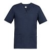 Κοντομάνικη Μπλούζα Piero Slim Fit της από 100% Βαμβάκι Σκούρο Μπλε