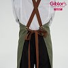 Ποδιά Μπαρίστα / Σερβιτόρου Unisex Santorini - Gabardine Χακί 25P01H438 - Οι Τιράντες Πωλούνται Ξεχωριστά