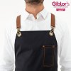 Ποδιά Μπαρίστα / Σερβιτόρου Unisex Santorini - Gabardine Μαύρη 25P01H438 - Οι Τιράντες Πωλούνται Ξεχωριστά