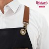 Ποδιά Μπαρίστα / Σερβιτόρου Unisex Santorini - Gabardine Μαύρη 25P01H438 - Οι Τιράντες Πωλούνται Ξεχωριστά