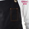 Ποδιά Μπαρίστα / Σερβιτόρου Unisex Santorini - Gabardine Μαύρη 25P01H438 - Οι Τιράντες Πωλούνται Ξεχωριστά
