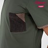 Σακάκι Σεφ Nathan Slim Fit Χακί Από Ελαστικό Βαμβάκι 25P08G425