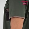 Σακάκι Σεφ Nathan Slim Fit Χακί Από Ελαστικό Βαμβάκι 25P08G425