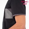 Σακάκι Σεφ Nathan Slim Fit Μαύρο Από Ελαστικό Βαμβάκι 25P08G425