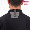 Σακάκι Σεφ Nathan Slim Fit Μαύρο Από Ελαστικό Βαμβάκι 25P08G425