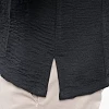 Σακάκι Σεφ Leonardo Μαύρο Slim Fit Με Όψη Λινού 25P08G433