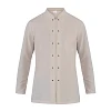 Σακάκι Σεφ Leonardo Μπεζ Slim Fit Με Όψη Λινού 25P08G433-073