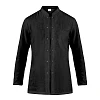 Σακάκι Σεφ Leonardo Μαύρο Slim Fit Με Όψη Λινού 25P08G433
