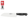 Επαγγελματικό Μαχαίρι Santoku Technik Full Tang με Μαύρη Λαβή POM 18cm