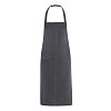 Ολόσωμη Ποδιά Σεφ Louvre Γκρί Ριγέ - Ανθεκτικό Polycotton 19P08H61.