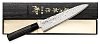 Μαχαίρι Santoku 16.5 εκατ. από δαμασκηνό ατσάλι με λαβή καστανιάς Shippu Black