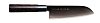 Μαχαίρι Santoku 16.5 εκατ. με λαβή καστανιάς Black Zen