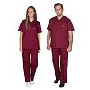 Unisex Σετ Ιατρική Στολή - Scrub Μπορντό