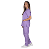 Unisex Σετ Ιατρική Στολή - Scrub Μωβ