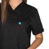 Unisex Σετ Ιατρική Στολή - Scrub Μαύρο