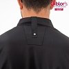 Σακάκι Σεφ Ascanio Tencel Slim Fit Μαύρο
