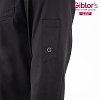 Σακάκι Σεφ Edwin Tencel Slim Fit Μαύρο