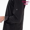 Αντιβακτηριακό Σακάκι Σεφ Lauro G-TECH PRO Slim Fit Μαύρο
