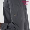 Αντιβακτηριακό Σακάκι Σεφ Lauro G-TECH PRO Slim Fit Γκρι 25P08G429-119