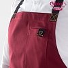 Unisex Ποδιά Barista Jersey One Size Μπορντό 22P01H313.006