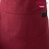 Unisex Ποδιά Barista Jersey One Size Μπορντό 22P01H313.006