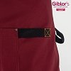 Unisex Ποδιά Barista Jersey One Size Μπορντό 22P01H313.006