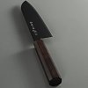 Μαχαίρι Santoku 16,5 εκ. από Δαμασκηνό Ατσάλι με Λαβή Έβενου Σειρά Sakuya