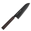 Μαχαίρι Santoku 16,5 εκ. από Δαμασκηνό Ατσάλι με Λαβή Έβενου Σειρά Sakuya
