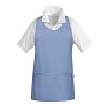 Poncho  με μεγάλο τσεπάκι One Size Γαλάζιο