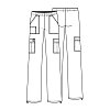 Παντελόνι Ιατρικό Unisex Stretch με 5 Τσέπες Ανθρακί
