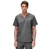Μπλούζα Ιατρική Unisex Stretch με V Λαιμόκοψη & 4 Τσέπες Ανθρακί