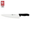Μαχαίρι Chef 25cm με Αυλάκια Μαύρη Αντιολισθητική Λαβή Proflex