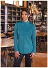 Avantgarde Γυναικείο Σακάκι Σεφ Μακρυμάνικο Πετρόλ Slim Fit