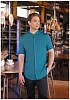 Avantgarde Σακάκι Σεφ Κοντομάνικο Πετρόλ Slim Fit