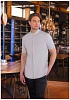 Avantgarde Σακάκι Σεφ Κοντομάνικο Γκρι Slim Fit