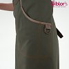 Ολόσωμη Ποδιά Σεφ Χακί Naxos - Ελαστική Gabardine με Alcantara 25P01H435
