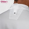 Σακάκι Σεφ Ascanio Tencel Slim Fit Λευκό 25P08G422