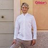 Σακάκι Σεφ Ascanio Tencel Slim Fit Λευκό 25P08G422