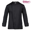 Σακάκι Σεφ Dimitri Μαύρο Slim Fit - Ελαστικό Satin