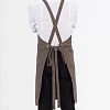 Ποδιά Unisex Mykonos Μπεζ - Γκρι - Gabardine
