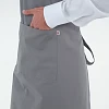 Ποδιά Unisex Mykonos Γκρι - Gabardine