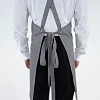 Ποδιά Unisex Mykonos Γκρι - Gabardine