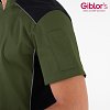 Σακάκι Σεφ Omar Χακί Slim Fit - Ανθεκτικό Polycotton