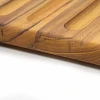 Elegance Culinary Ξύλινη Επιφάνεια Κοπής Ψωμιού Teak με Αυλακώσεις Ψίχουλων 39x25x1.9cm