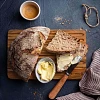 Elegance Culinary Ξύλινη Επιφάνεια Κοπής Ψωμιού Teak με Αυλακώσεις Ψίχουλων 39x25x1.9cm