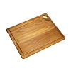 Elegance Culinary Ξύλινη Επιφάνεια Κοπής Teak με Περιμετρικό Αυλάκι Υγρών 41x30.5x1.9cm