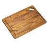 Επιφάνεια κοπής από ξύλο teak με αυλάκι 36 x 25 x 1.9 εκατ. Elegance Culinary